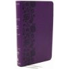 NKJV, End-of-Verse Reference Bible, Personal Size Large Print, Leathersoft, Purple, Red Letter, Comfort Print