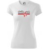 Cycling ekg - Dámske Fantasy športové (dresovina) - M ( Biela )