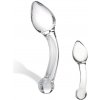 Glas - Pure Indulgence Glass Anal Slider Sklenené dildo