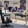 Pepita Xtreme Gamer rohový stôl 112x147cm - čierno-sivá Pepita