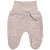 Pletené dojčenské polodupačky Hand Made Baby Nellys béžové