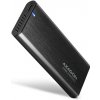 AXAGON EEM2-SB2, USB-C 3.2 Gen 2 - M.2 NVMe & SATA SSD kovový RAW box, bezskrutkový, čierny EEM2-SB2