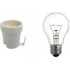 Sada osvetlenia do sauny žiarovka objímka lampa E14 15W soľná sauna