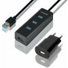 USB Hub AXAGON HUE-S2BP 4-Port USB 3.0 CHARGING hub (HUE-S2BP)