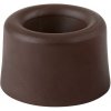 Walteco Dverová zarážka, priemer 40x25mm, na naskrutkovanie, hnedá , 5010