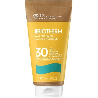 Biotherm Waterlover Face Sunscreen ochranný krém na tvár proti starnutiu pre intolerantnú pleť SPF 30 50 ml