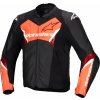 Bunda FASTER 3, ALPINESTARS (černá/červená fluo, vel. 54)