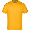 James & Nicholson Tričko JN 19, krátký rukáv, dětské COT02001903102-gold yellow M Žlutá zlatavě