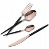Sada príborov Berlinger Haus black rose gold 24 ks