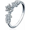 Strieborný prsteň Royal Fashion HA-XJZ046-SILVER-MOISSANITE-ZIRCON Veľkosť: 5 (EU: 49-50)