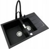 Drez jednopoldielny s odkvapom Franke SID 651-78 čierny