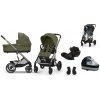 Cybex Balios S Lux 3v1 Moss Green Bundle set L Hlboká vanička