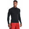 Under Armour Kompresné tričko HG Armour Comp Mock LS Black S
