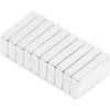 Neodýmový platničkový magnet 10 x 5 mm 10 ks KD11834 biela