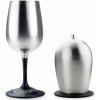 GSI Outdoors Glacier Stainless Nesting Wine Glass 090497633058