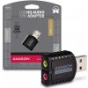 AXAGON ADA-17, USB 2.0 - externá zvuková karta HQ MINI, 96kHz/24-bit stereo, vstup USB-A ADA-17