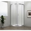 POLYSAN - EASY štvrťkruhová sprchová zástena 800x800, L/R, číre sklo EL2515