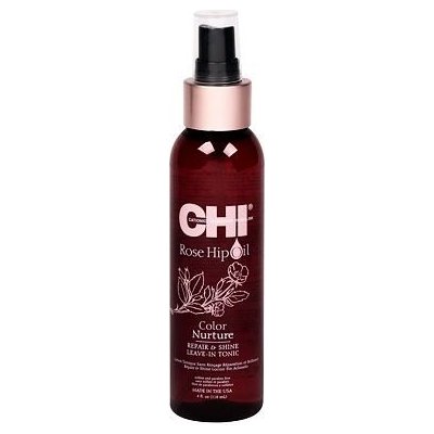 Farouk Systems CHI Rose Hip Oil Color Nurture obnovující sprej pro lesk barvených vlasů 118 ml pro ženy