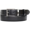 Penny Belts Pánsky kožený opasok 235-020-1 čierny