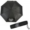 DERBY Mini PRAGUE - dámský skládací deštník černá 7000265PR