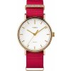 Hodinky Timex Fairfield Crystal, s červeným textilným remienkom