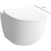 Wc závesné VitrA Shift zadný odpad 4337-003-0075