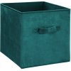 5five Simply Smart úložný box kartónový polyesterový 31 cm x 31 cm x 31 cm tyrkysový