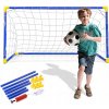 PRENOSNÁ FUTBALOVÁ BRÁNKA PRE DETI S LOPTOU A PUMPIČKOU