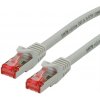 S/FTP (PiMF) Patchkábel LSOH 15m cat.6, sivý, Cu, Component level, GHMT