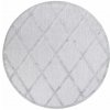 Okrúhly terasový koberec SANTORINI - 457 sivý Priemer koberca: 120cm