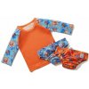 BAMBINO MIO Sada na plávanie 3ks (tričko + plavky 2ks), OEKO-TEX® Standard 100, Wave, 7-9kg 6-12 m