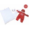 Oblečenie pre bábiky Llorens M844-54 oblečok pre bábiku New Born veľkosti 43-44 cm (8426265944545)
