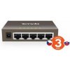 Tenda TEG1005D - 5-port Gigabit Ethernet Switch, 10/100/1000Mbps, Kov, Fanless 75011011