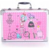 MG Art Suitcase Girl sada pre maľovanie v kufríku pre deti 145ks, ružová