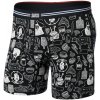 Boxerky Saxx Vibe Xtra Soft Comfort Boxer Brief Fly Veľkosť: L / Farba: čierna/sivá