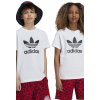 Detské bavlnené tričko adidas Originals TREFOIL TEE biela farba, s potlačou, JE0516 140