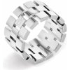 Calvin Klein oceľový prsteň Geometric 35000324
