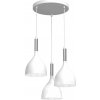 Luminex | Luster na lanku NOAK 3xE27/15W/230V biela/chróm | LU3901