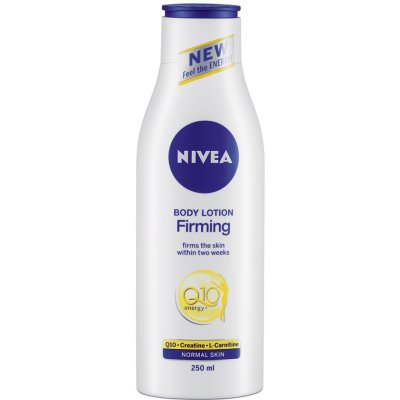 Nivea Body Firming Milk výživné spevňujúce telové mlieko Q10 plus 250 ml (Nivea tel.mlieko 250ml Q10 Firming)