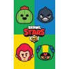 Carbotex Detský uterák Brawl Stars Portréty 30x50 cm