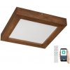 Brilagi Brilagi-LED Stmievateľné svietidlo WOODY FRAME LED/24W/230V dub 30x30 cm IP44 + DO BG0860 + záruka 3 roky zadarmo + záruka 3 roky zadarmo