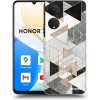 Picasee silikónový čierny obal pre Honor X7 - Light geometry