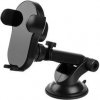 FIXED Automatický držiak do auta Matic XL s rýchlym bezdrôtovým nabíjaním na sklo alebo palubnú dosku, 15 W, čierny