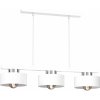 Luminex | Luster na lanku MARTI 3xE27/15W/230V biela/chróm | LU9844