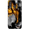 Picasee silikonový černý obal pro Huawei P30 Lite - Black Gold
