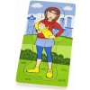 Viga Detské drevené puzzle Viga Ako rastie bábätko