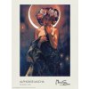 Plagát, Obraz - The Moon (The Moon and The Stars Series) 1902, Alphonse Mucha, 45 × 60 cm