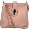 Dámska kožená crossbody kabelka staroružová - Delami Vera Pelle Laira ružová
