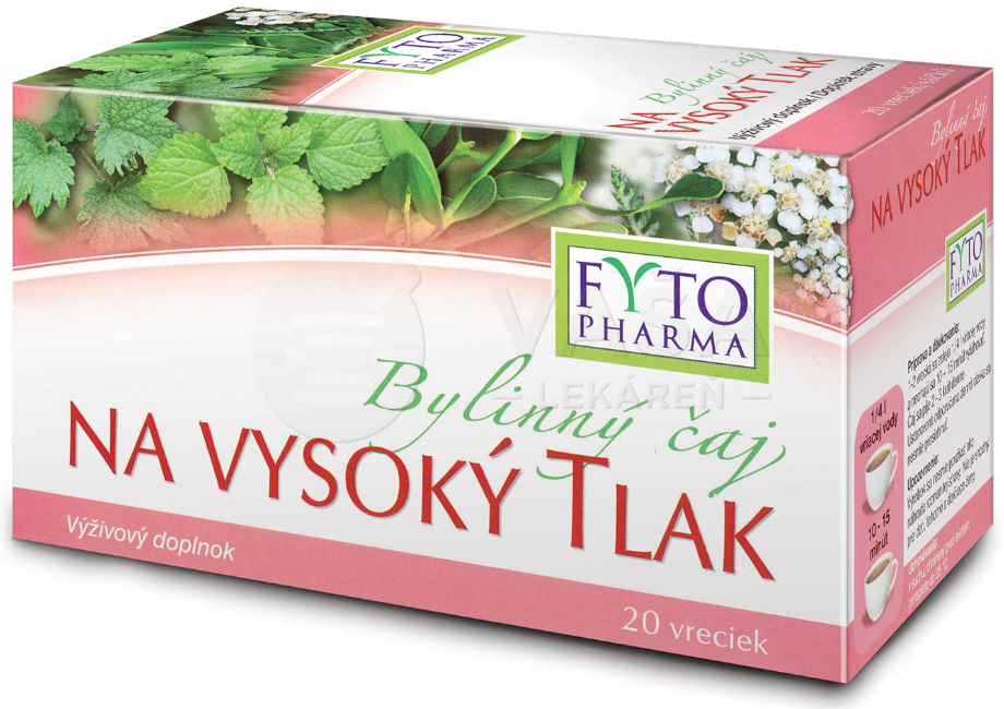 Fyto bylinný čaj NA VYSOKÝ TLAK 20 x 1,5 g