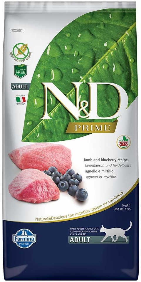 Farmina N&D cat PRIME adult lamb&blueberry 1,5 kg